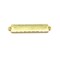 Double Bail Rectangle Connector Bar Engraving Pendant (K691) (4x)